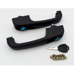 Left right cab handle forklift