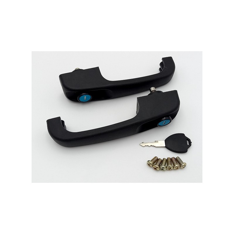 Left right cab handle forklift