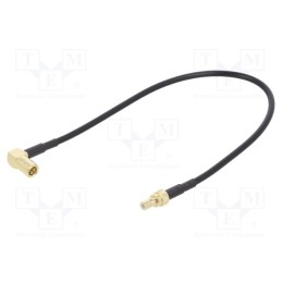 1 pcs x MFG - EXT-SMB90/20 - Cable, 0.2m, SMB male,SMB female, black, angled,straight