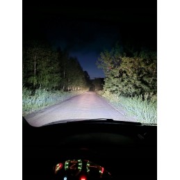 Led cob 30w halogen searchlight work lamp 12v 24v