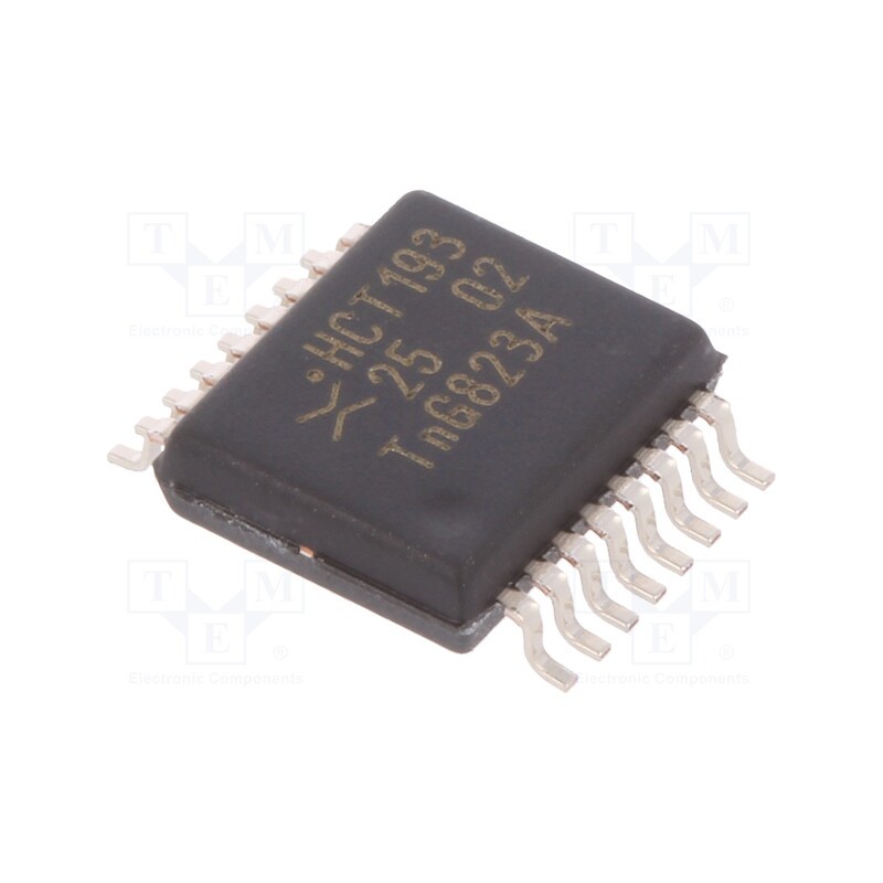 1 pcs x NEXPERIA - 74HCT193DB,112 - IC: digital, 4bit,binary up/down counter, CMOS,TTL, SMD, SSOP16