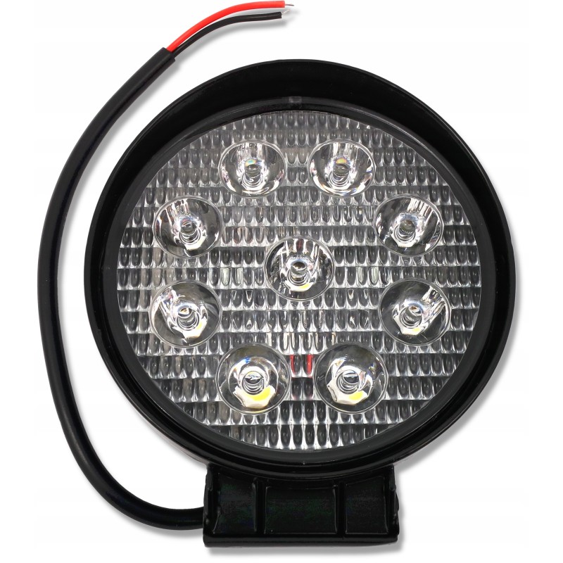 Round LED work lamp reflector 12v 24v 27w