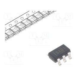 1 pcs x TEXAS INSTRUMENTS - SN65220DBVT - Diode: TVS array, 7V, 3A, unidirectional, SOT23-6, Ch: 2