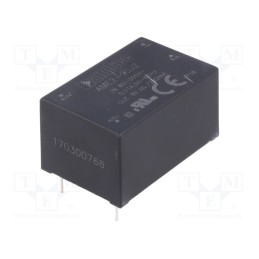 1 pcs x AIMTEC - AME2-9SJZ - Converter: AC/DC, 2W, 85÷305VAC, Usup: 120÷430VDC, Uout: 9VDC, 72%