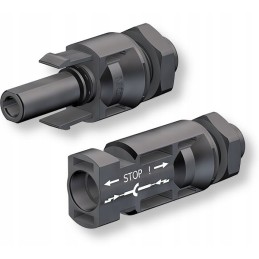 Staubli set of mc4 panel connectors 4 6 mm2