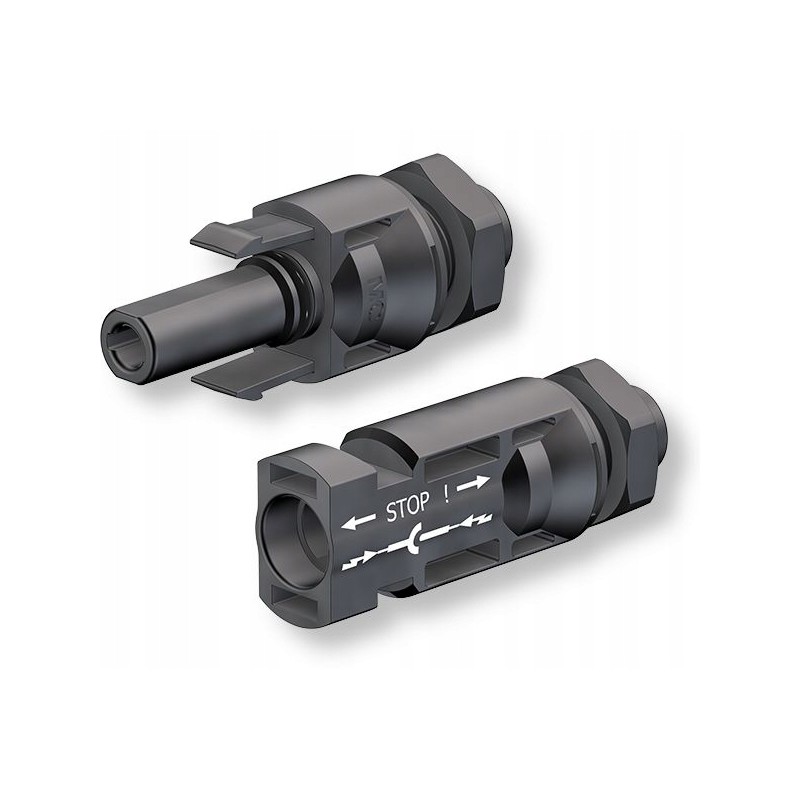 Staubli set of mc4 panel connectors 4 6 mm2