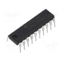 1 pcs x TEXAS INSTRUMENTS - SN74ALS245AN - IC: digital, bus transceiver, Ch: 8, CMOS, THT, DIP20, 4.5÷5.5VDC