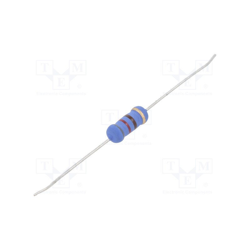10 pcs x TE Connectivity - 6-1625890-9 - Resistor: metal oxide, 820Ω, 2W, ±5%, Ø5x12mm, -55÷155°C
