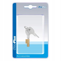 Securing the ball hitch with an insert with keys