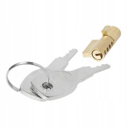 Securing the ball hitch with an insert with keys