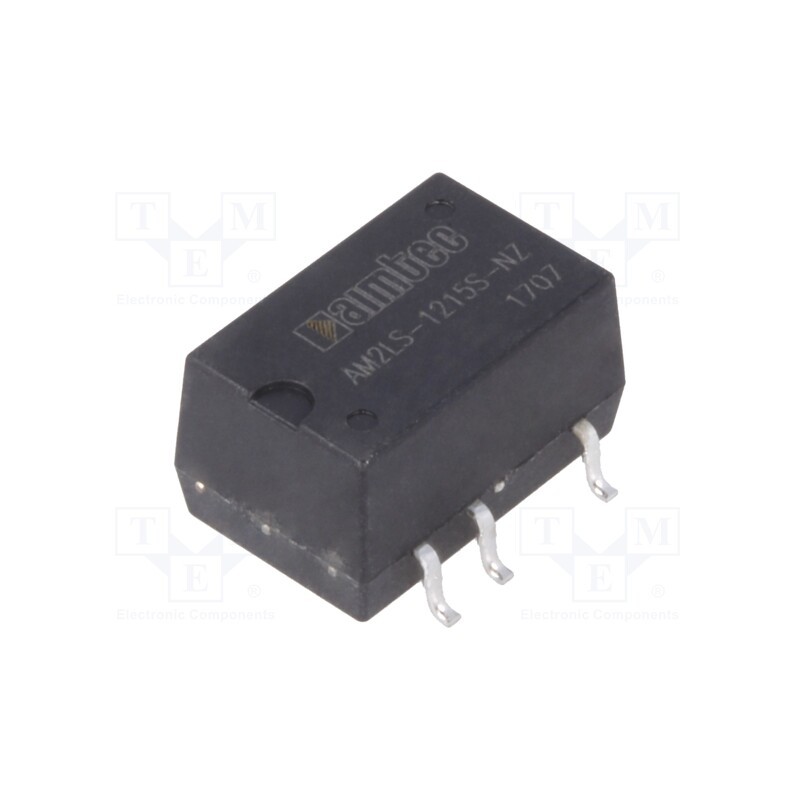 1 pcs x AIMTEC - AM2LS-1215S-NZ - Converter: DC/DC, 2W, Uin: 10.8÷13.2V, Uout: 15VDC, Iout: 133mA, SMD