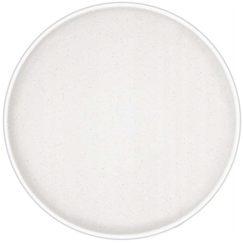 Brunner white dolomite melamine dessert plate