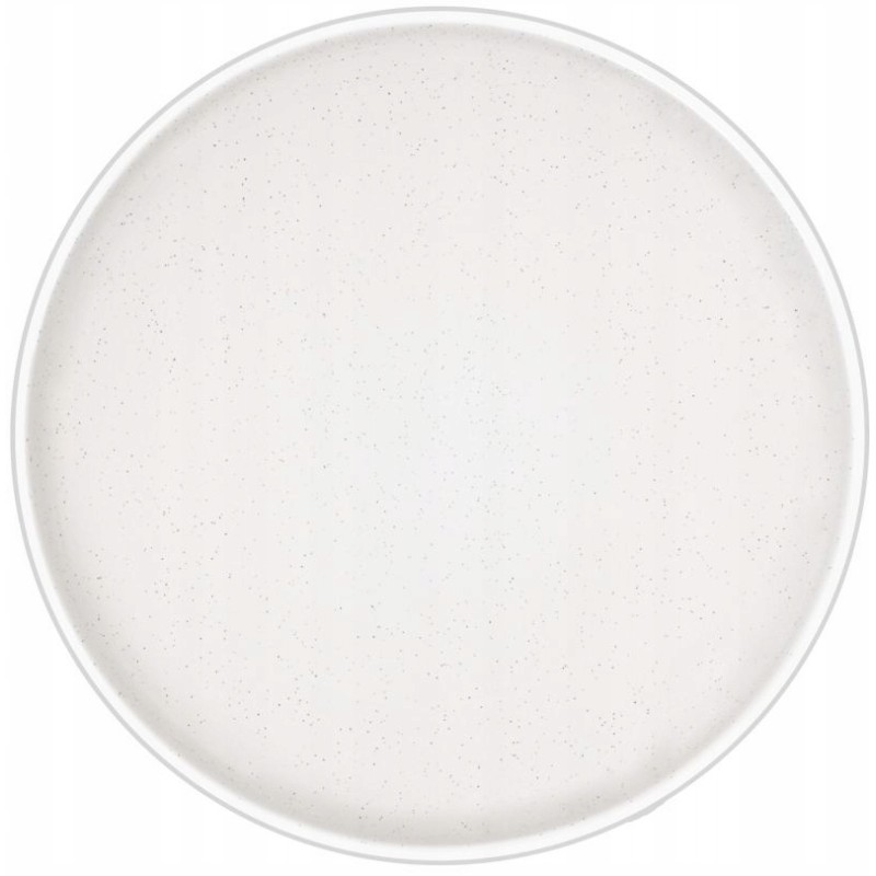 Melamine dessert plate, dolomite, oe20 cm, white