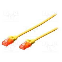 1 pcs x DIGITUS - DK-1617-030/Y - Patch cord, U/UTP, 6, stranded, Cu, LSZH, yellow, 3m, 26AWG