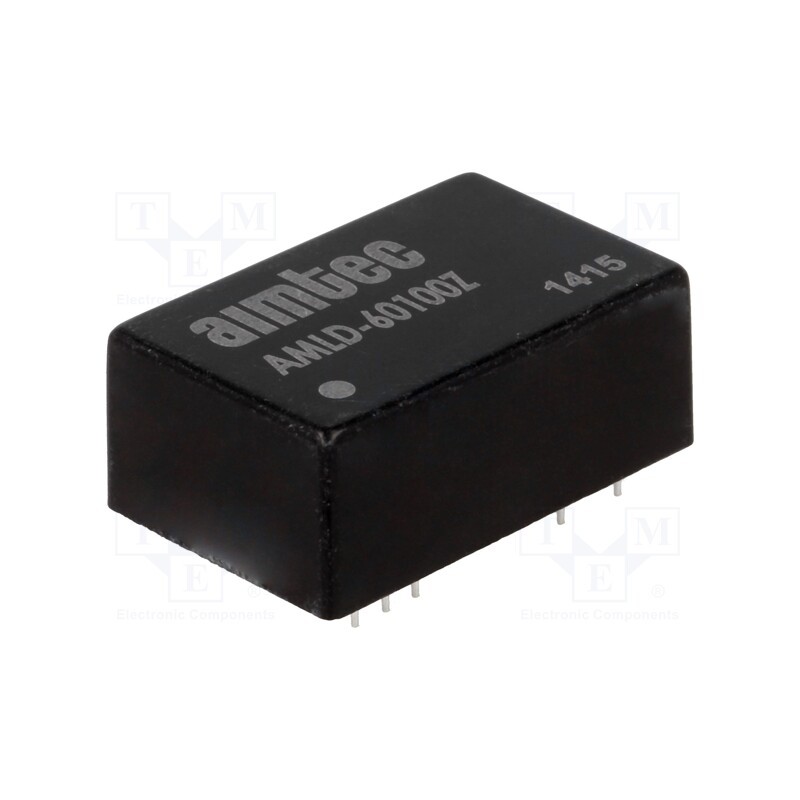 1 pcs x AIMTEC - AMLD-60100Z - Converter: DC/DC, Uin: 7÷60V, Uout: 2÷48VDC, Iout: 1000mA, DIP24