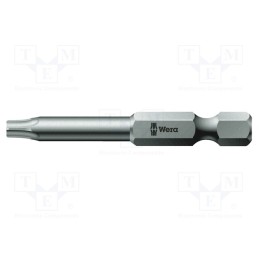 1 pcs x WERA - 5160830001 - Screwdriver bit, Torx®, TX07, Overall len: 50mm