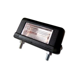 The trailer license plate light is small