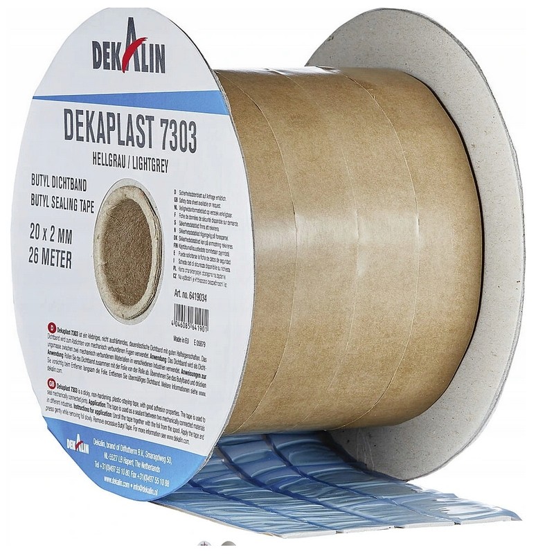 Butyl sealing tape dekalin 7303 20x2mm