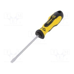 1 pcs x C.K - T4720-055 - Screwdriver, slot, SL 5,5, Triton XLS, Blade length: 100mm
