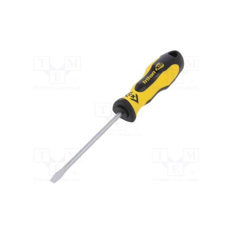 1 pcs x C.K - T4720-055 - Screwdriver, slot, SL 5,5, Triton XLS, Blade length: 100mm
