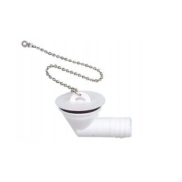 Water drain from the shower basin to the yacht's boat