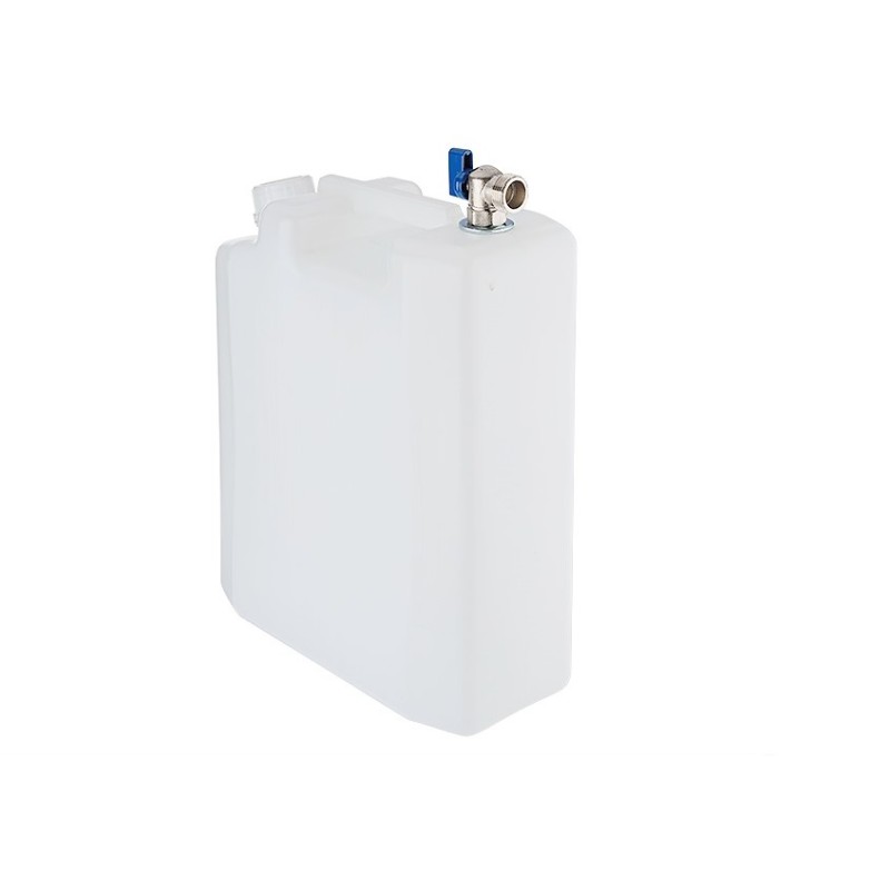 10l white water bank container with measuring cup and tap