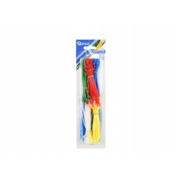 Colorful cable ties, set of 250 cable ties