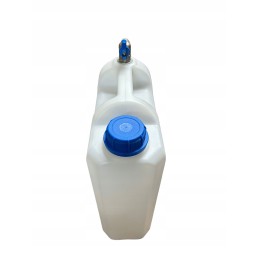 Water bank canister tank with tap, 10l, narrow, flat