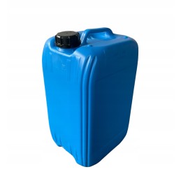 25l blue canister for water bank container