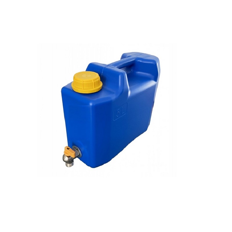 Bank container, water canister with tap, 5l