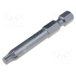 1 pcs x WERA - 5060135001 - Screwdriver bit, Torx®, TX25, Overall len: 50mm