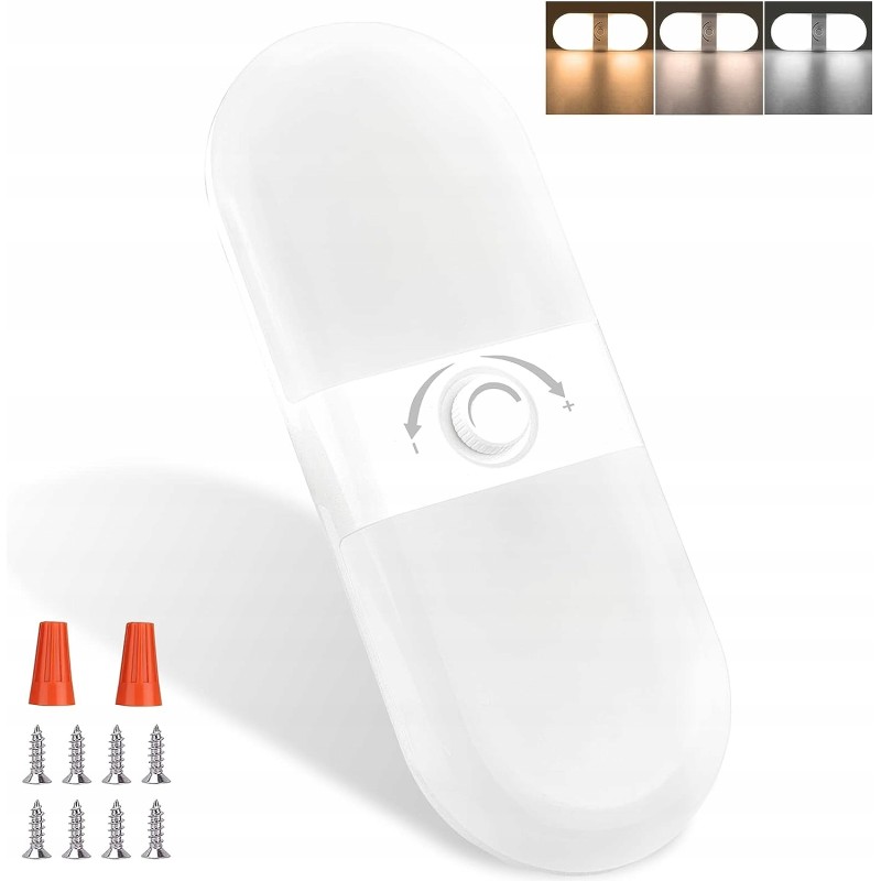 Cabin lighting, 3-color reading ceiling lamp