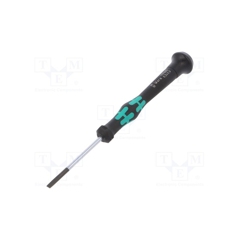 1 pcs x WERA - 5117995001 - Screwdriver, slot, precision, 3,0x0,5mm, Kraftform Micro