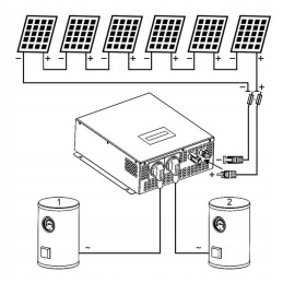 Set for heating water in 2500W boilers