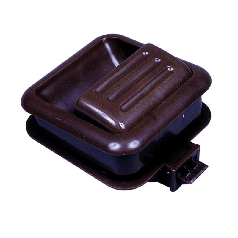 Brown furniture lock for camper trailer cabinets