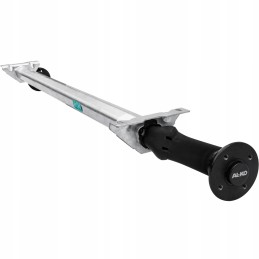 Unbraked trailer axle al ko 1180mm 100x4