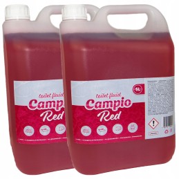 Fluid for camping tourist toilets red 10l