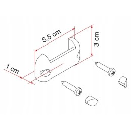 Attachment for organizers for the Fiamma camper