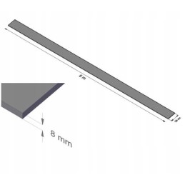 Anti-slip mat 5000 x 250 x 8mm