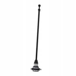 Motorcycle flag pole, trunk, black flag pole