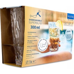 Superglas camping glasses 300ml, 2 pcs, camper