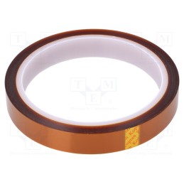 1 rol x ANTISTAT - 051-0002 - Tape: high temperature resistant, Thk: 0.07mm, 50%, amber, W: 14mm