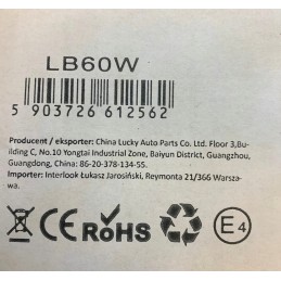 LED panel halogen work lamp 60w 12 24v