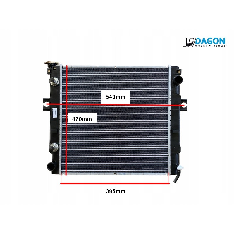 Nissan Unicarriers water and oil radiator