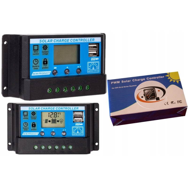 Branded solar regulator 60a 12v 24v controller