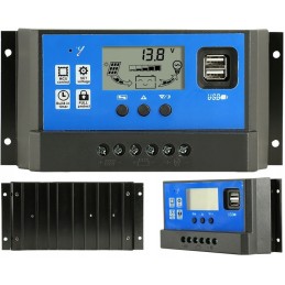 Branded solar regulator 60a 12v 24v controller