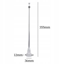 Motorcycle flag pole, practical, easy to install, universal