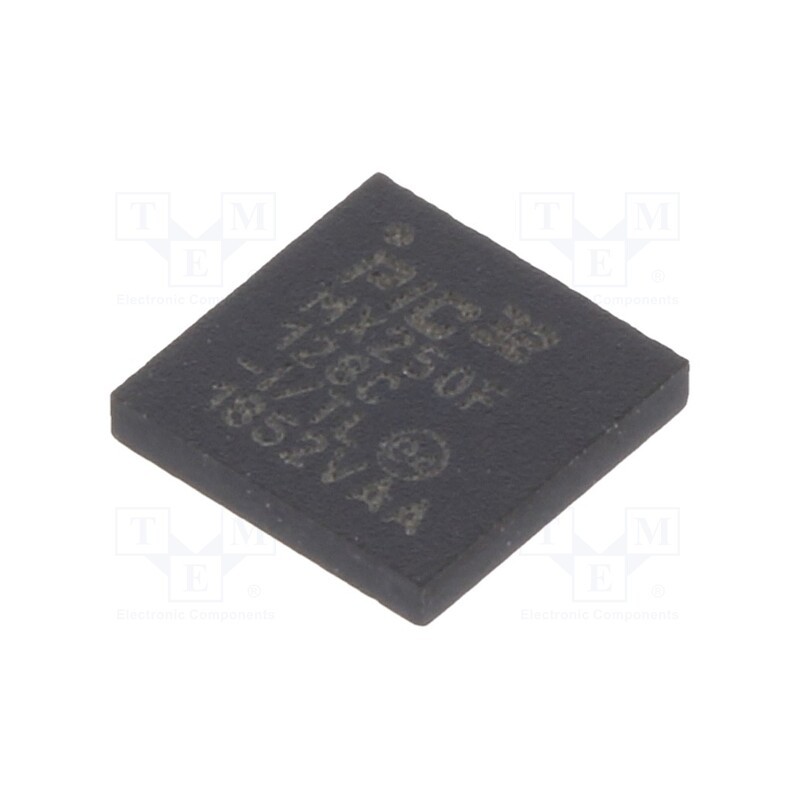 1 pcs x MICROCHIP TECHNOLOGY - PIC32MX250F128C-I/TL - IC: PIC microcontroller, 128kB, 2.3÷3.6VDC, SMD, VTLA36, PIC32