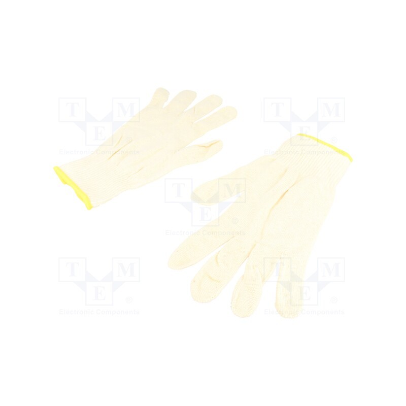 1 pcs x BAHCO - 2820VGCOT - Protective gloves, Size: 10, cotton, non-insulated