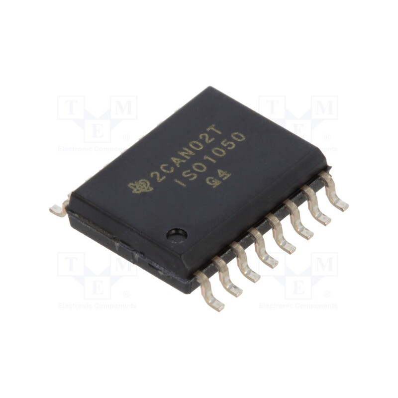 1 pcs x TEXAS INSTRUMENTS - ISO1050DW - IC: interface, transceiver, 3÷5.5VDC, SOIC16, -55÷105°C